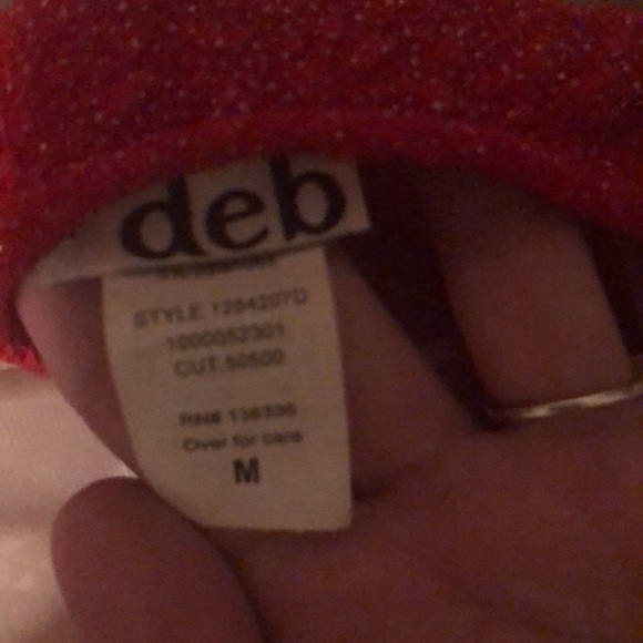 Red Dress with Rhinestones - Picture 4 of 4